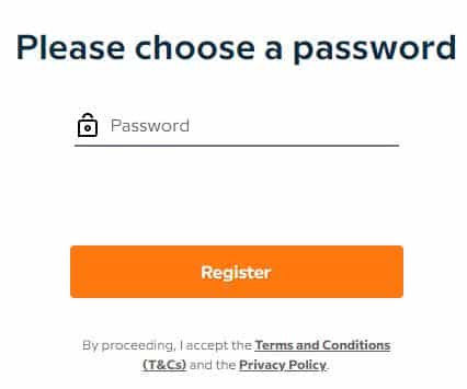 choose password