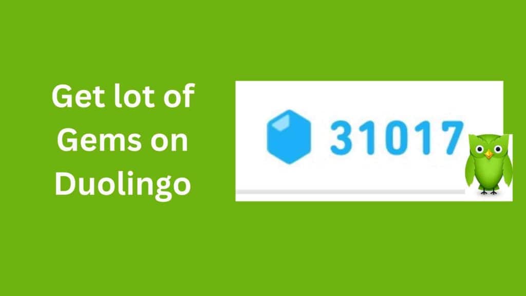 how to get gems in duolingo