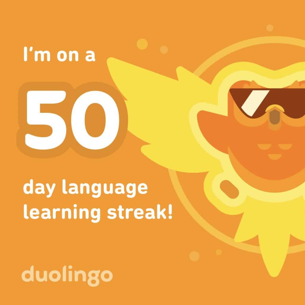maintain streak on Duolingo