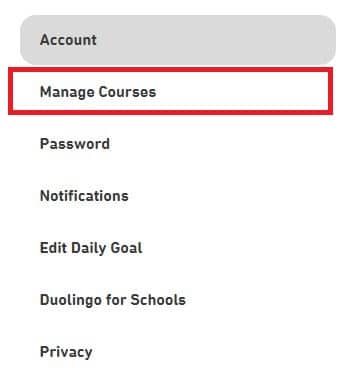 manage courses