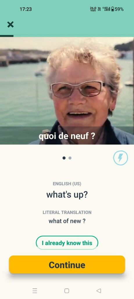 memrise whats up in french